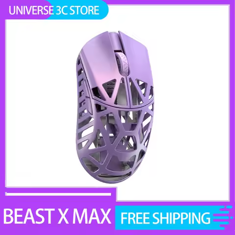 New WLmouse Beast X Max Gaming Mouse 8K PAW3950 Sensor Magnesium Alloy Lightweight FPS Customize Wir
