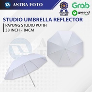 WHITE STUDIO UMBRELLA 33 INCH 84CM STUDIO UMBRELLA REFLECTOR 84 CM