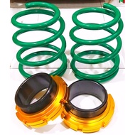 2pcs Perodua Myvi g1 g2 g3 & Alza & Viva Kelisa Kenari rear adjustable absorber spring 3k 185mm / 4K