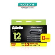 GILLETTE Labs Razor Blade Cartridge Refills 12s