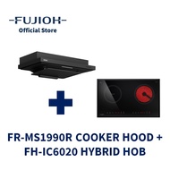FUJIOH FR-FS2290R Made-in-Japan Cooker Hood (Recycling) and FH-IC6020 Induction &amp; Ceramic Hybrid Hob