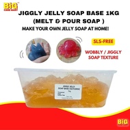 Jiggly Jelly Soap Base 1kg - Melt & Pour Soap Base (SLS-Free)