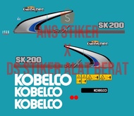 Stiker Kobelco SK200-8 Super X - Sticker Excavator Kobelco SK200-8