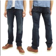 Levi's 505 Jeans, Regular Straight, Levis Men's Denim Pants, 00505-1556, Dark Distressed, Brand New