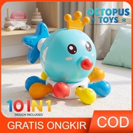 Mainan Anak OCTOPUS TOYS 10IN1 SMB318 Octopus Rotation Figure Octopus Mainan Anak Perempuan - Mainan