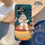 HP Latest ITEL A90 Softcase - ORORA - Casing ITEL A90 - Astronaut case Motif - ITEL - Softcase ITEL 