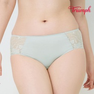 Triumph-Fiber Type Confidential 2.0 Mid-Waist Flat Pants M-EEL Mist Green|87R2529 AH