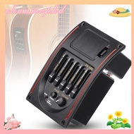 CHANMVPHD ​Guitar Preamp EQ​, EQ PS-500 ​Electric Digital​ ​Acoustic Guitar Pickup, Convenient ​LCD 