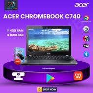 ACER Chromebook 11 C740-C4PE || Intel Celeron 3205U || RAM 4GB SSD 16GB || Play Store