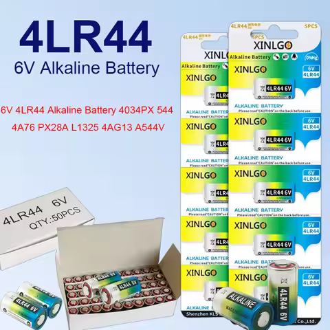 4LR44 6V Alkaline Battery A544V 4034PX PX28A L1325 4AG13 544 4A76 for Shock Collars Camera Electroni