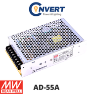 Mean Well AD-55A (AD Series AD-55) Industrial DC Power Supply - 51.38W CH1: 13.8V 3.5A CH2: 13.4V 0.