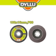DYLLU Flap Disc P40/P80 (4" x 100 x 16mm) DTYL4303