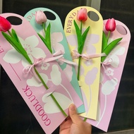 [November 20] Lovely Tulip Bouquet with Bow Tie Makes a Meaningful, Luxurious Gift 502