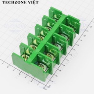 JF5-10/5 Terminal 5-Pole Rail Mount Block 60A 660V Wire Size 4~10mm2 TechZone Viet