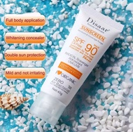 ORI 100% SUNSCREEN WAJAH KULIT SPF90/SUNBLOCK KRIM PEMUTIH AWET TAHAN LAMA ANTI AIR KULIT WAJAH TABI