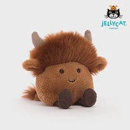 英國 JELLYCAT 10cm 趣味豆仔蘇格蘭牛 Amuseabean Highland Cow