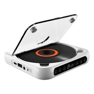 CD Player Portable BT Music Player CD Runner with Dustproof Cover 6 Modes A-B Repeat Timer Remote Co