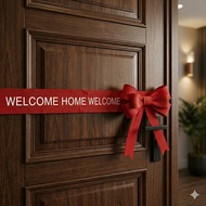 Ready Stock Ri Rixi ∞ New House Delivery House Banner Delivery House New House Doorway Decoration Ne