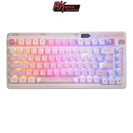 [pre15วัน ] RK KZZI K75 PRO + Tri-Mode Bluetooth 5.0/2.4G/สายคีย์บอร์ดแบบกลไกไร้สาย Swappable คีย์บอ