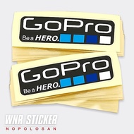 GoPro embossed sticker, GoPro emblem sticker, helmet sticker Motorcycle Sticker