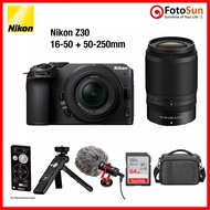 NIKON Z30 vs Sony ZE-V10 NIKON Z30 4K 30fps vlogging camera