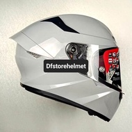 Helm KYT TT Course Solid Polos Original Leopard Redbull