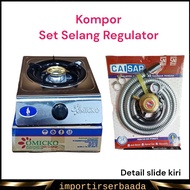 IMP- Kompor Gas 1 Tungku Stainless Alloy SNI Kualitas Bagus