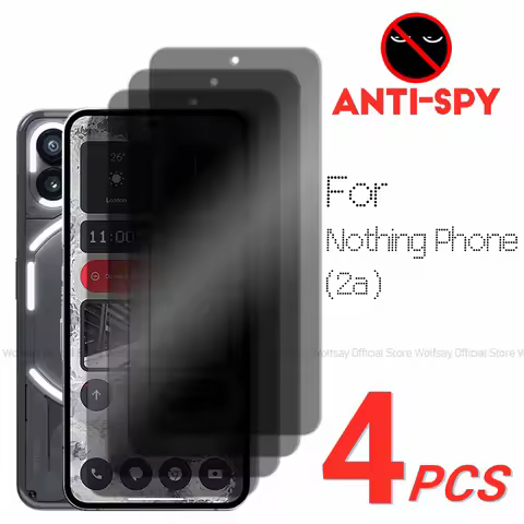 2/4PCS Privacy Screen Protector For Nothing Phone 2 Anti-Spy Tempered Glass Nothing Phone 2 Glass Ph
