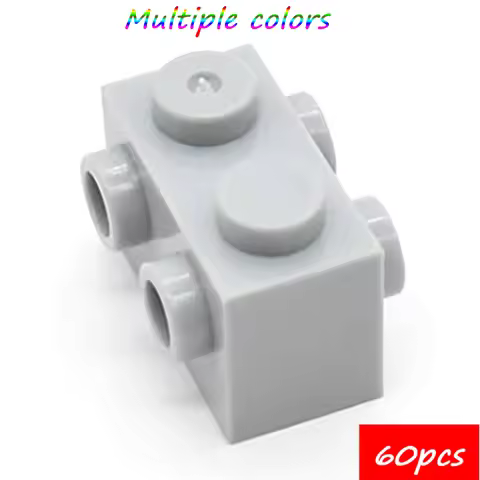 MOC 60PCS 52107 Modified 1x2 Building Blocks Kit With Studs On Two Sides Bricks Particle Puzzle DIY 