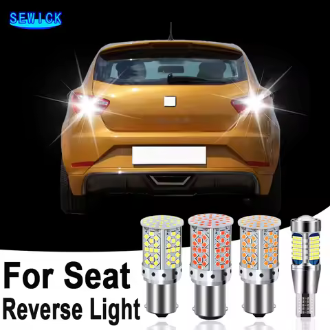 2x P21W LED Reverse Light Backup Lamp Bulb Canbus For Seat Ibiza 6l 6j Leon 5f Mk2 Mk3 Mk1 1p 1m Aro