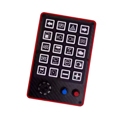 Simracing RGB Button Box Multi-function Center Control Box for PC EuroTruck for Logitech G29 FANATEC
