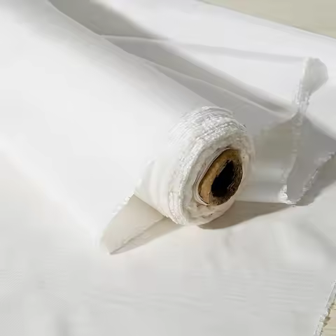 Nature Off White Undyed 100% Silk Habutai Pag Fabric Pure Silk Transparent 6mm Pongee Fabric Use for