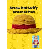 Crochet Luffy Hat Handmade