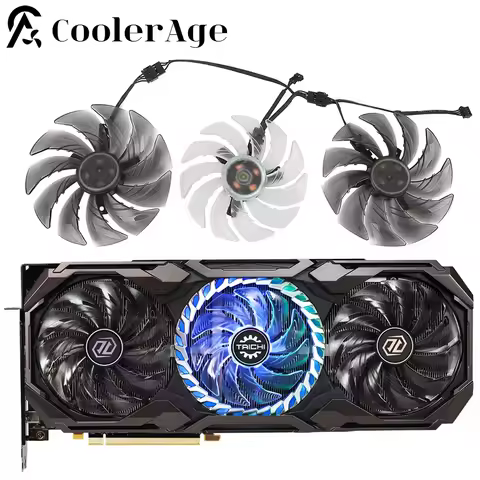 95mm FDC10U12S9-C 85mm FDC10H12S9-C RX6800 GPU Fan for ASRock AMD Radeon RX 6800 XT Taichi X Graphic