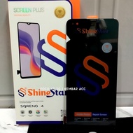 Shinestar ~ Lcd Oppo Reno 4 / 4F / A93 Black Ori Shinestar