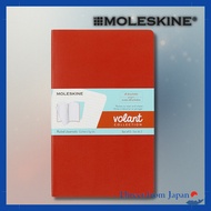 Moleskine Volant Journal Lined Large Coral Orange, Aquamarine Blue QP721F16B24
