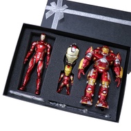 ☁Iron Man Spiderman Anti-Hulk Armor Figure Movable Avengers Children s Toy Birthday Gift