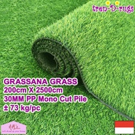 Tren-D-rugs Karpet rumput sintetis palsu 1 roll 2 meter x 25 meter artificial grass meteran syntheti