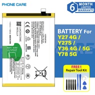 Battery B-Z5 Compatible For Vivo Y27 4G V2249 / Y27S V2322 / Y36 4G / Y36 5G / Y78 5G (5000 mAh)