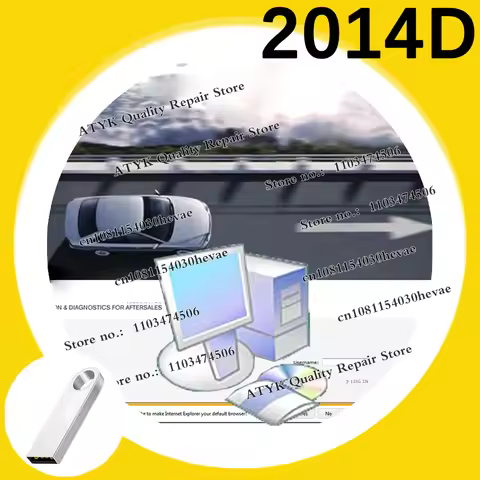 Diagnostic Software 2014D With J2534 Obd2 Scanner 1999-2014 diagnostic pour voiture Auto Repair Prog
