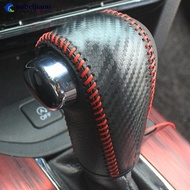 NOBELJIAOO Car Gear Leather Interior Gear Shift Knob Head Cover Accessories for Honda Vezel HRV HR-V