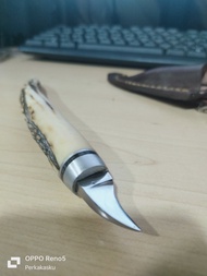Pisau Serut Jalu Premium Gagang Tanduk Rusa