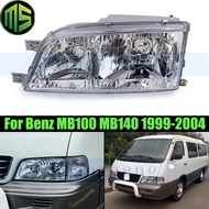 Halogen Glass Front Bumper Head Light Head Lamp For Benz BUS MB100 MB140 1999-2004 Headlight Headlam
