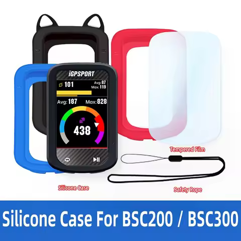 IGPSPORT BSC200 BSC300 Case Bicycle Computer Protection Cover Silicone Color Case Protector (For BSC