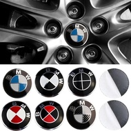 4PCS 60mm 65mm Car Wheel Center Emblem Hub Caps Stickers For BMW M Power AC Hartge Hamann Alpina