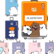 Wah Elastic Luggage Cover We Bare Bears Luggage Protective Cover Size S M L XL