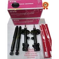 KYB KAYABA TOYOTA AVANZA 1.3 1.5 F601 F602 FRT RR ABS SHOCK ABSORBER FRONT &amp; REAR