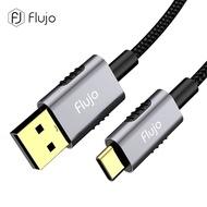 Flujo USB C Cable 60W Fast Charger USB 2.0 480Mbps Data Transfer 1.8M Aluminum Braided Cord for Samsung Galaxy Note 10/S20 S9 S8 S10 and more
