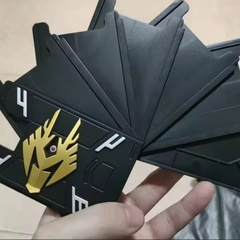 In Stock Expandable Cardboard Kamen Rider Ryuki Ryuga Card Storage Folding Case Id Cards Anime Colle
