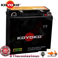 🔥💯%ORIGINAL❗️ YB5L-BS BX5 Koyoko Sealed Battery EX5(E) Beat Icon Blade110 LC135 V1 Y125ZR SYM E Bonu